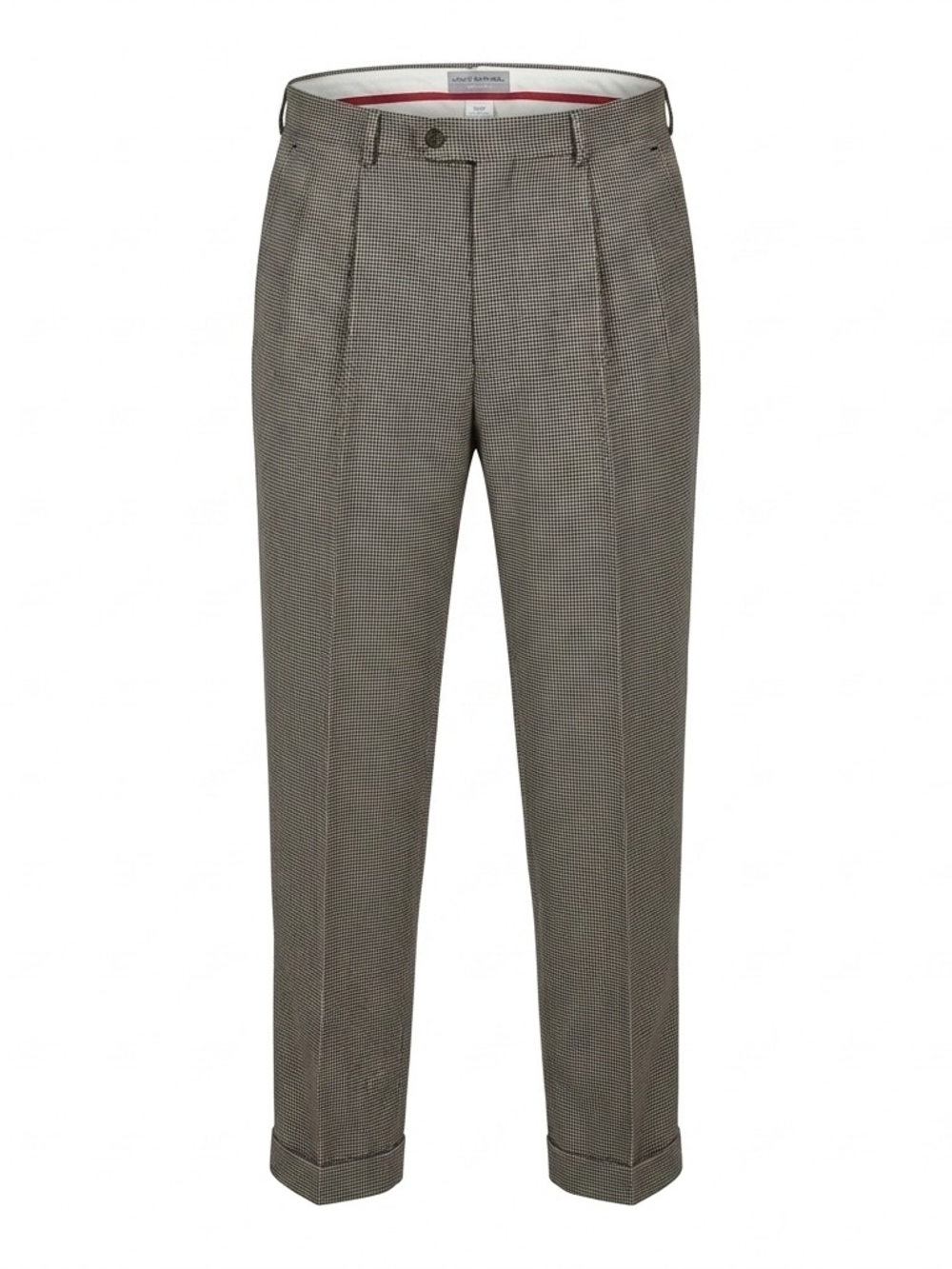 Louis Raphael Micro-Patterned Tailored Trousers 38/30